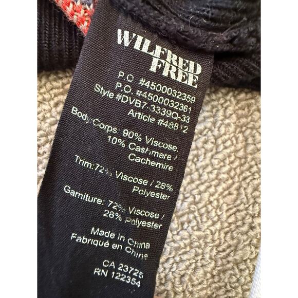 Aritzia Wilfred Free Women's Leopard Print Sweater Size‎ S Crew Neck Long Sleeve - Picture 4 of 11